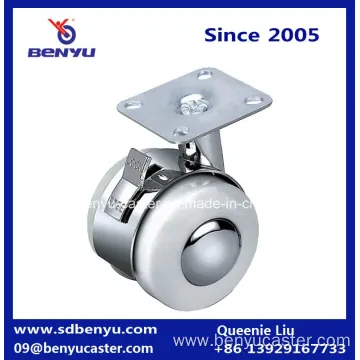 Swivel Top Plate Locking Caster Wheel for Chair